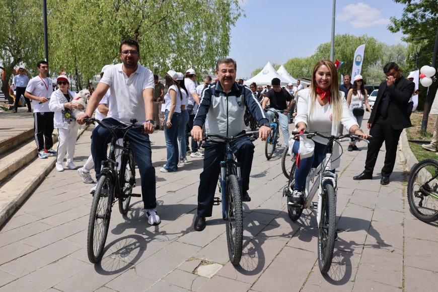 Gölbaşı sağlıklı yaşam için pedal çevirdi